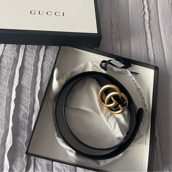 Gucci 2015 WIDE LEATHER BELT - Picture 5 of 8
